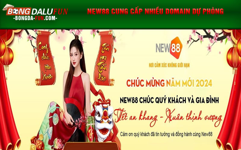 New88 cung cấp nhiều domain dự phòng