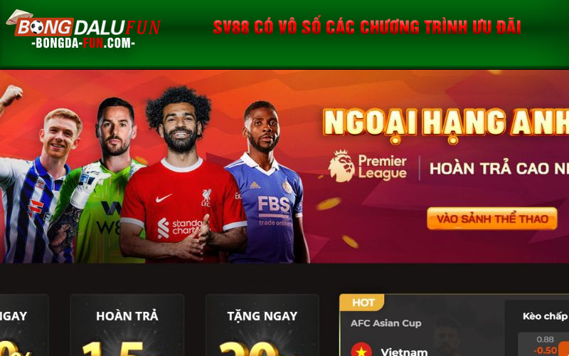Sv88 có vô số các chương trình ưu đãi