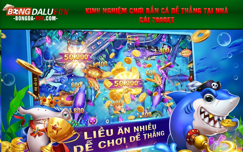 Kinh nghiệm chơi bắn cá dễ thắng tại nhà cái 789bet