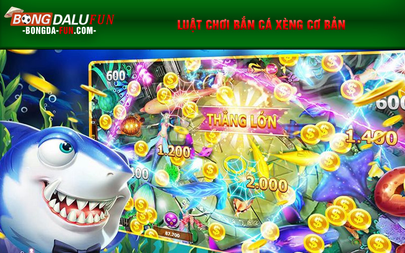 Luật chơi bắn cá xèng cơ bản