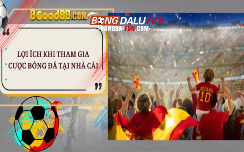 Lợi ích khi tham gia cược bóng đá tại nhà cái