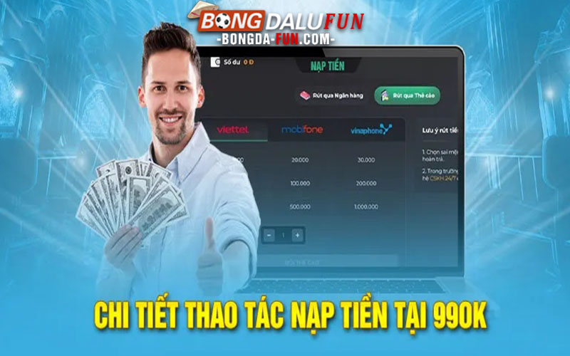 Hướng dẫn nạp tiền 99OK thông dụng
