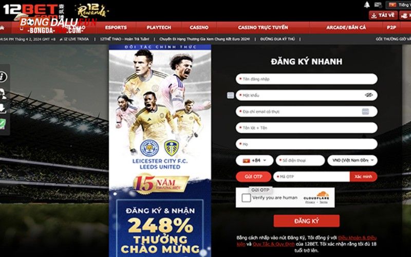 Cập nhật đường link vào 12BET an toàn và mới nhất