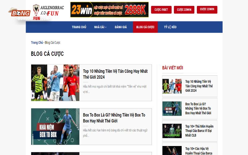 Quy trình tham gia sẽ dễ dàng hơn nếu tham khảo chuyên mục blog cá cược