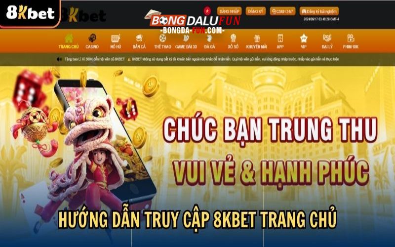 Cách truy cập 8Kbet trang chủ chính xác và nhanh chóng