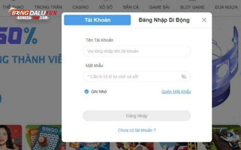 Các bước đăng nhập 8XBET