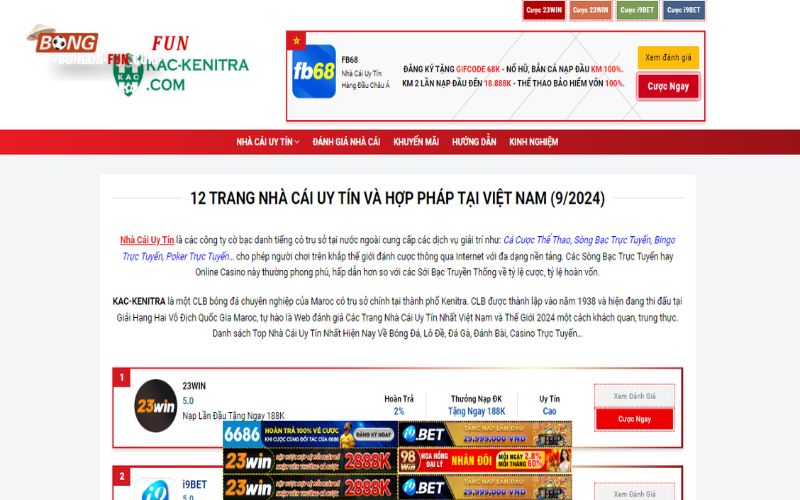 Sứ mệnh của trang KAC-KENITRA.COM là mang đến thông tin minh bạch